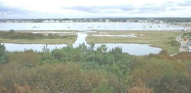 Holloway's Dock as it is now viewed from Hengistbury Head